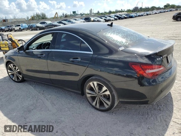 2019 Mercedes-Benz CLA 250 with VIN WDDSJ4EB3KN757669, listed as a Copart auction lot 60783075 with 124,510 mi miles and Non repairable. Bid and sale history available at DreamBid. Image 2.