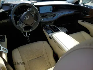 2018 Lexus LS with VIN JTHB51FF3J5001674, listed as a Copart auction lot 75014034 with 20,175 mi miles and Non Repairable. Bid and sale history available at carsss.com. Image 8.