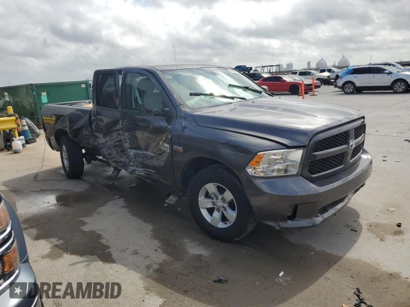 2017 Ram 1500 Tradesman with VIN 1C6RR6FT6HS776092, listed as a Copart auction lot 51442465 with 90,902 mi miles and Salvage title. Bid and sale history available at DreamBid. Image 4.