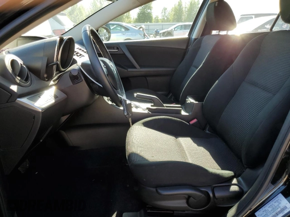 2012 Mazda 3 i Touring with VIN JM1BL1L8XC1628217, listed as a Copart auction lot 58494425 with 62,727 mi miles and Salvage title. Bid and sale history available at DreamBid. Image 7.