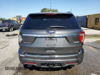 2018 Ford Explorer Limited with VIN 1FM5K7FH4JGB85289, listed as a Copart auction lot 52290775 with 76,578 mi miles and Salvage title. Bid and sale history available at DreamBid. Image 6.