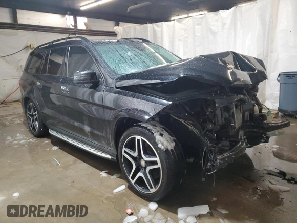 2017 Mercedes-Benz GLS 550 с VIN 4JGDF7DE2HA771589, выставлен на аукционе Copart как лот 42102725 с пробегом 130 914 миль миль и Списание • Salvage title. История ставок и продаж доступна на DreamBid. Изображение 4.