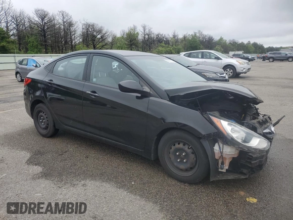 2014 Hyundai Accent GLS z VIN KMHCT4AE6EU705838, wystawiony jako Copart lot #58581515 z przebiegiem 40 265 mil mil oraz Szkoda całkowita • Salvage title. Historia ofert i sprzedaży dostępna na DreamBid. Obrazek 4.