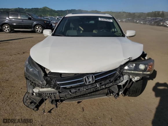 2014 Honda Accord Sedan EX-L with VIN 1HGCR3F86EA017681, listed as a Copart auction lot 52428645 with 193,620 mi miles and Salvage Title. Bid and sale history available at carsss.com. Image 5.