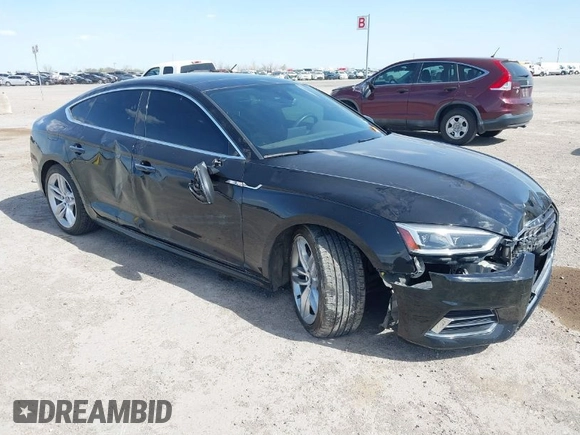 2019 Audi A5 Sportback Premium with VIN WAUANCF51KA061345, listed as a IAAI auction lot 41841741 with 84,732 mi miles. Bid and sale history available at carsss.com. Image 1.