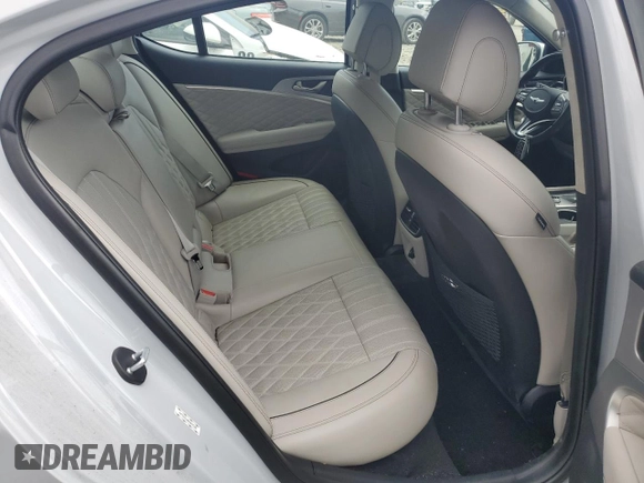 2019 Genesis G70 2.0T Advanced with VIN KMTG44LA5KU017338, listed as a Copart auction lot 68051814 with 58,375 mi miles and Salvage Title. Bid and sale history available at carsss.com. Image 10.
