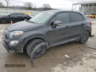 2017 FIAT 500X Urbana Edition with VIN ZFBCFXCB4HP621782, listed as a Copart auction lot 43933335 with 99,087 mi miles and Salvage title. Bid and sale history available at DreamBid. Image 1.