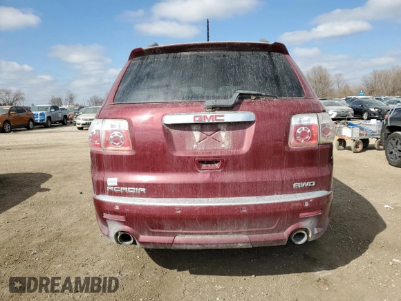 2011 GMC Acadia Denali with VIN 1GKKVTED9BJ219905, listed as a Copart auction lot 46819675 with 168,873 mi miles and Clean Title. Bid and sale history available at carsss.com. Image 6.