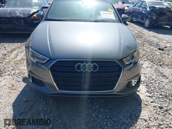2018 Audi A3 Sedan Premium with VIN WAUAUGFF3J1044466, listed as a IAAI auction lot 41444684 with 47,327 mi miles. Bid and sale history available at carsss.com. Image 12.