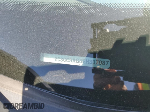 2014 Chrysler 300 with VIN 2C3CCAAG8EH307087, listed as a Copart auction lot 54091345 with 217,869 mi miles and Salvage Title. Bid and sale history available at DreamBid. Image 13.