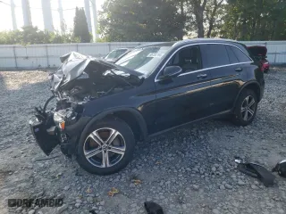 2019 Mercedes-Benz GLC with VIN WDC0G4KB2KV195455, listed as a Copart auction lot 66752784 with 168,127 mi miles and Salvage Title. Bid and sale history available at carsss.com. Image 1.