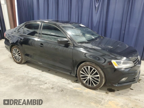 2015 Volkswagen Jetta Sport with VIN 3VWD17AJ3FM225241, listed as a Copart auction lot 59480405 with 134,697 mi miles and Clean title. Bid and sale history available at DreamBid. Image 4.