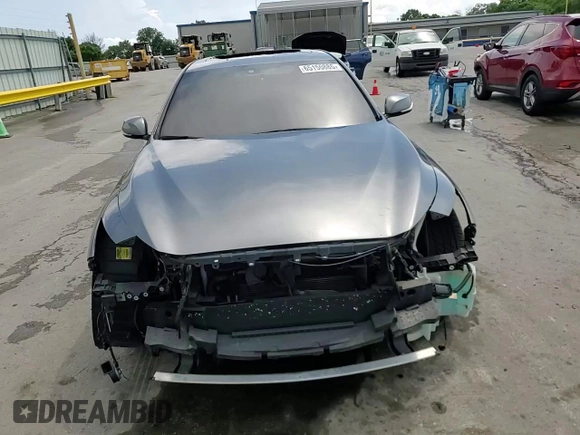 2018 Infiniti Q50 Luxe with VIN JN1EV7AP1JM353730, listed as a Copart auction lot 65150885 with 59,821 mi miles and Salvage title. Bid and sale history available at DreamBid. Image 13.