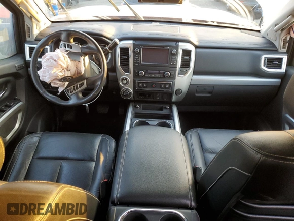 2016 Nissan Titan SL with VIN 1N6BA1F46GN516606, listed as a Copart auction lot 54073565 with 38,097 mi miles and Salvage title. Bid and sale history available at DreamBid. Image 8.