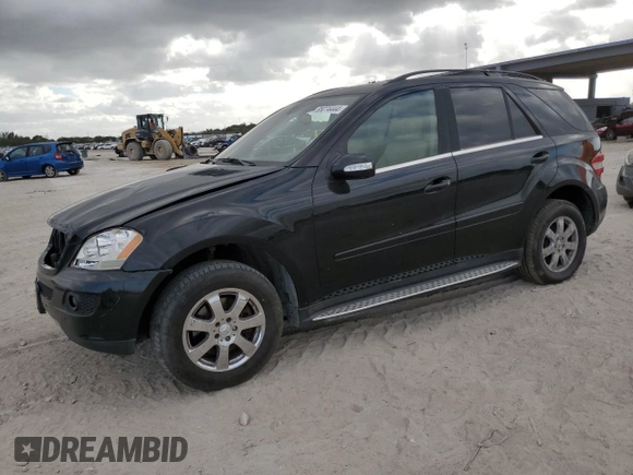 2007 Mercedes-Benz M 320 CDI with VIN 4JGBB22E87A254224, listed as a Copart auction lot 85074444 with Not Provided miles and Salvage Title. Bid and sale history available at carsss.com. Image 1.