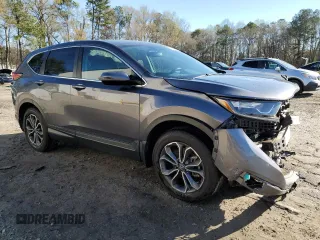 2021 Honda CR-V EX with VIN 5J6RW2H50ML012780, listed as a Copart auction lot 50376445 with 0 mi miles and Salvage Title. Bid and sale history available at carsss.com. Image 4.
