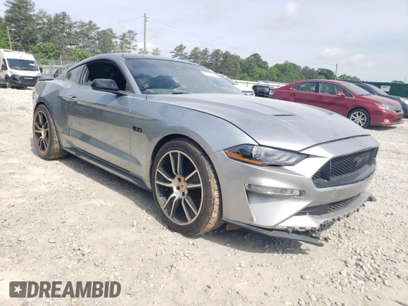 2023 Ford Mustang GT with VIN 1FA6P8CF0P5300998, listed as a Copart auction lot 55071295 with 30,770 mi miles and Salvage Title. Bid and sale history available at carsss.com. Image 4.