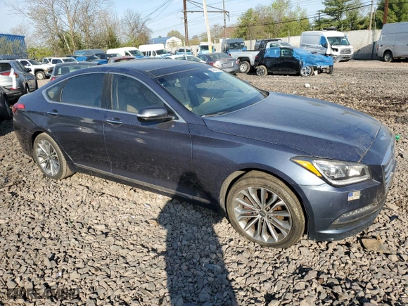 2016 Hyundai Genesis 3.8L with VIN KMHGN4JE6GU107599, listed as a Copart auction lot 54254055 with 110,605 mi miles and Clean Title. Bid and sale history available at carsss.com. Image 4.