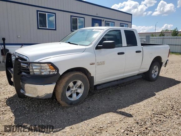 2018 Ram 1500 Tradesman z VIN 1C6RR7FT4JS279389, wystawiony jako Copart lot #58392565 z przebiegiem 51 530 mil mil oraz Czysty tytuł • Clean title. Historia ofert i sprzedaży dostępna na DreamBid. Obrazek 1.