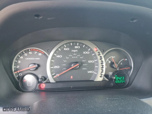 2004 Honda Pilot LX with VIN 2HKYF18194H612792, listed as a Copart auction lot 47187725 with 105,254 mi miles and Salvage Title. Bid and sale history available at carsss.com. Image 9.