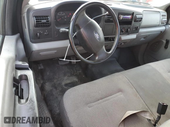 2005 Ford F-350 with VIN 1FTWF30575EC74232, listed as a Copart auction lot 59675285 with 143,265 mi miles and Clean title. Bid and sale history available at DreamBid. Image 8.