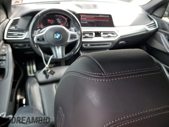 2019 BMW X5 xDrive40i with VIN 5UXCR6C51KLL64358, listed as a Copart auction lot 53716225 with 80,696 mi miles and Salvage title. Bid and sale history available at DreamBid. Image 8.