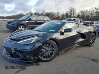 2024 Chevrolet Corvette 2LT z VIN 1G1YB2D43R5120793, wystawiony jako Copart lot #50060585 z przebiegiem 4 619 mil mil oraz Szkoda całkowita • Salvage title. Historia ofert i sprzedaży dostępna na DreamBid. Obrazek 1.