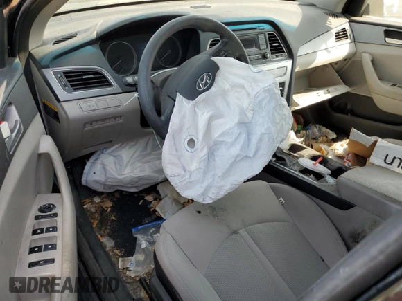 2015 Hyundai Sonata SE with VIN 5NPE24AF0FH079594, listed as a Copart auction lot 86832224 with Not Provided miles and Non Repairable. Bid and sale history available at DreamBid. Image 8.