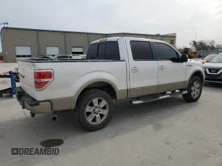 2010 Ford F-150 XL with VIN 1FTFW1CV0AFC10571, listed as a Copart auction lot 47858595 with 289,180 mi miles and Salvage Title. Bid and sale history available at carsss.com. Image 3.