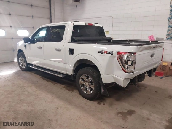 2023 Ford F-150 XL with VIN 1FTEW1EP8PFC03158, listed as a IAAI auction lot 41751515 with 16,306 mi miles. Bid and sale history available at carsss.com. Image 3.
