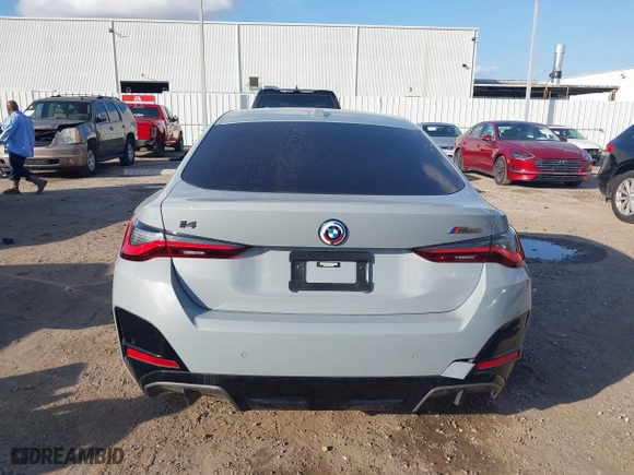 2023 BMW i4 M50 with VIN WBY33AW05PFN50561, listed as a IAAI auction lot 41248362 with 20,546 mi miles. Bid and sale history available at carsss.com. Image 16.