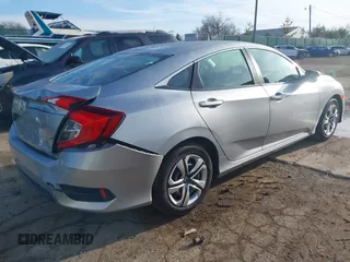 2017 Honda Civic Sedan LX with VIN 19XFC2F50HE037195, listed as a IAAI auction lot 41869368 with 50,538 mi miles. Bid and sale history available at carsss.com. Image 4.