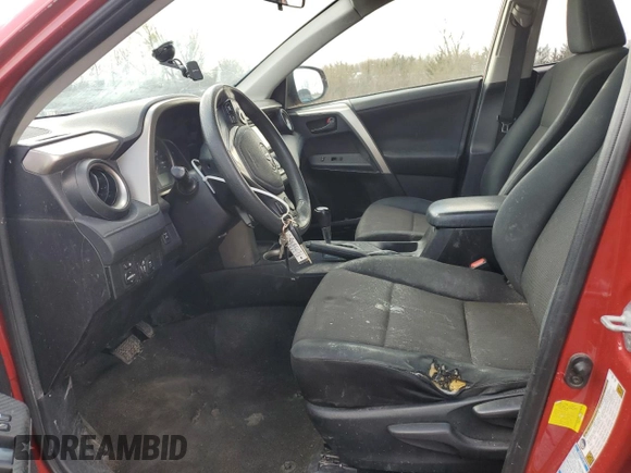 2015 Toyota RAV4 LE with VIN JTMBFREV8FD126981, listed as a Copart auction lot 53019285 with 185,248 mi miles and Salvage Title. Bid and sale history available at carsss.com. Image 7.