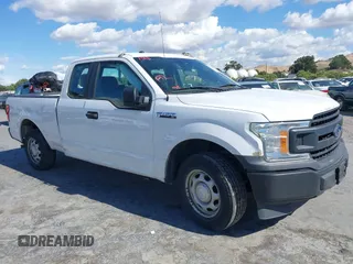 2018 Ford F-150 XL with VIN 1FTEX1CB3JKC85027, listed as a IAAI auction lot 42248025 with 260,593 mi miles and . Bid and sale history available at DreamBid. Image 1.