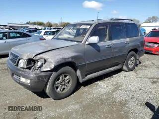 2000 Lexus LX 470 with VIN JT6HT00W9Y0120042, listed as a Copart auction lot 49644355 with 188,992 mi miles and Clean Title. Bid and sale history available at carsss.com. Image 1.