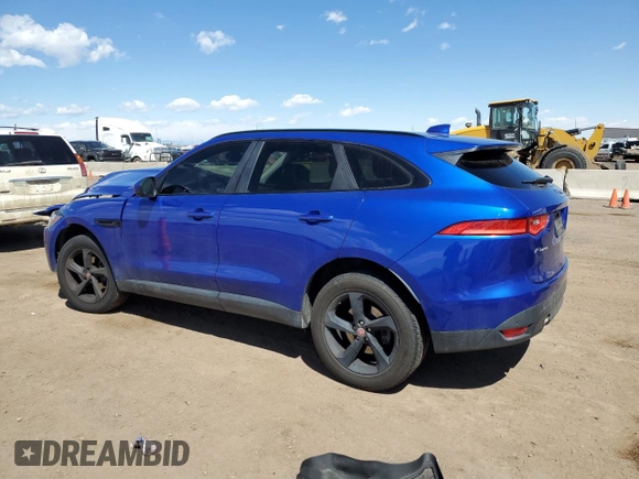 2018 Jaguar F-Pace 25t Premium with VIN SADCJ2FX4JA249783, listed as a Copart auction lot 53922445 with 72,245 mi miles and Salvage Title. Bid and sale history available at DreamBid. Image 2.