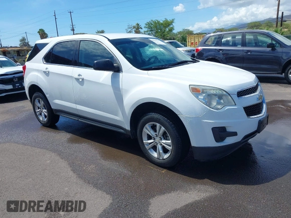 2014 Chevrolet Equinox LS z VIN 1GNALAEKXEZ101696, wystawiony jako IAAI lot #41911239 z przebiegiem 96 867 mil mil oraz . Historia ofert i sprzedaży dostępna na DreamBid. Obrazek 1.
