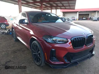 2024 BMW X4 M40i with VIN 5UX43DT0XR9U23493, listed as a IAAI auction lot 41444996 with 10,619 mi miles. Bid and sale history available at carsss.com. Image 1.