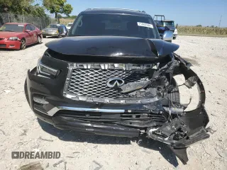 2018 Infiniti QX80 with VIN JN8AZ2NE9J9192420, listed as a Copart auction lot 71944594 with 74,376 mi miles and Salvage Title. Bid and sale history available at carsss.com. Image 5.