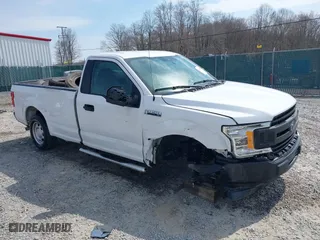 2019 Ford F-150 XL with VIN 1FTMF1C55KKD80487, listed as a IAAI auction lot 39009387 with 18,324 mi miles. Bid and sale history available at carsss.com. Image 1.
