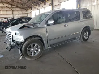 2007 Infiniti QX56 with VIN 5N3AA08A17N800403, listed as a Copart auction lot 69487054 with 107,007 mi miles and Salvage Title. Bid and sale history available at carsss.com. Image 1.