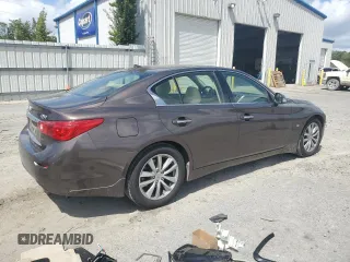 2015 Infiniti Q50 Premium with VIN JN1BV7AP2FM353875, listed as a Copart auction lot 51768175 with 147,207 mi miles and Salvage title. Bid and sale history available at DreamBid. Image 3.