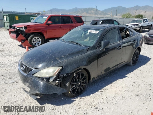 2006 Lexus IS 250 with VIN JTHBK262565008581, listed as a Copart auction lot 60874485 with Not provided miles and Salvage title. Bid and sale history available at DreamBid. Image 1.