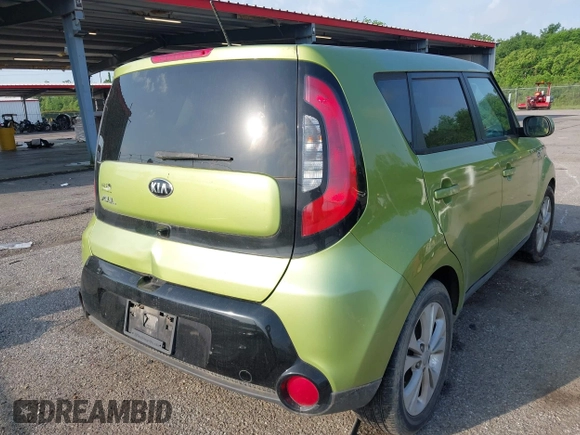 2016 Kia Soul + with VIN KNDJP3A5XG7825735, listed as a IAAI auction lot 42110380 with 268,040 mi miles. Bid and sale history available at carsss.com. Image 4.