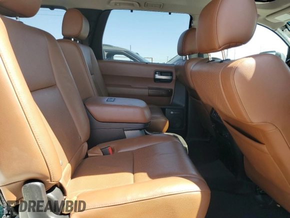 2017 Toyota Sequoia Platinum with VIN 5TDDY5G12HS153056, listed as a Copart auction lot 50099625 with 55,379 mi miles and Salvage Title. Bid and sale history available at carsss.com. Image 11.