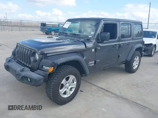 2020 Jeep Wrangler Unlimited Sport Altitude с VIN 1C4HJXDG3LW221691, выставлен на аукционе IAAI как лот 41505933 с пробегом 55 562 миль миль и . История ставок и продаж доступна на DreamBid. Изображение 17.