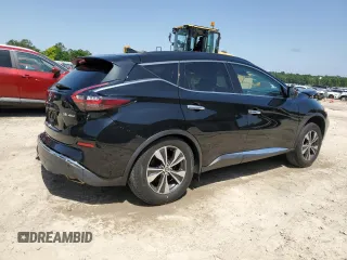 2020 Nissan Murano SV with VIN 5N1AZ2BS1LN124611, listed as a Copart auction lot 57388685 with 66,779 mi miles and Salvage title. Bid and sale history available at DreamBid. Image 3.