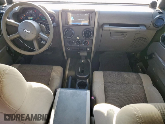 2007 Jeep Wrangler Unlimited X with VIN 1J4GB39197L207883, listed as a Copart auction lot 58778195 with 173,262 mi miles and Salvage title. Bid and sale history available at DreamBid. Image 8.