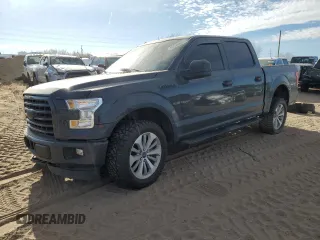 2017 Ford F-150 XL with VIN 1FTEW1EPXHKD42216, listed as a Copart auction lot 49126635 with 84,504 mi miles and Salvage Title. Bid and sale history available at carsss.com. Image 1.