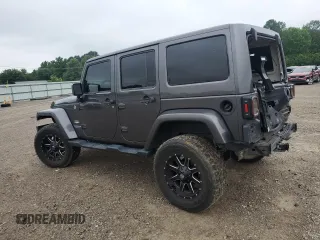 2014 Jeep Wrangler Unlimited Sahara with VIN 1C4HJWEG7EL299548, listed as a Copart auction lot 58522355 with 76,057 mi miles and Clean title. Bid and sale history available at DreamBid. Image 2.